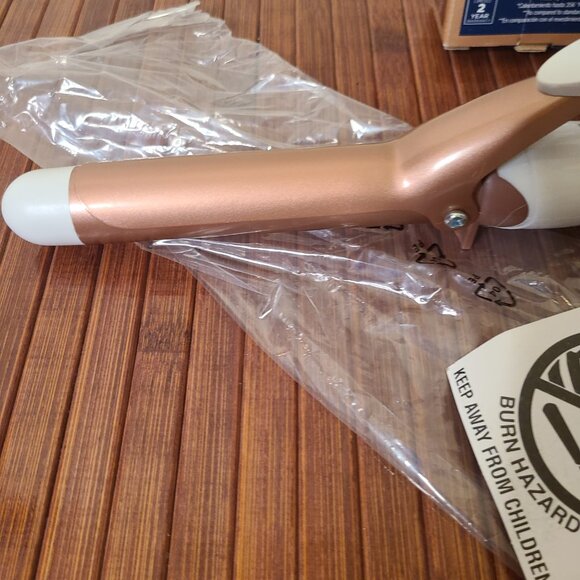 Conair Double Ceramic 1" Curling Iron - White/Rose Gold - Picture 6 of 8